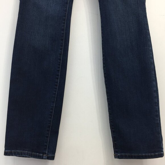 Lee Sculpting Mid Rise Dark Wash Slim Straight Leg Jeggings Size 24 EXCELLENT - Picture 4 of 8